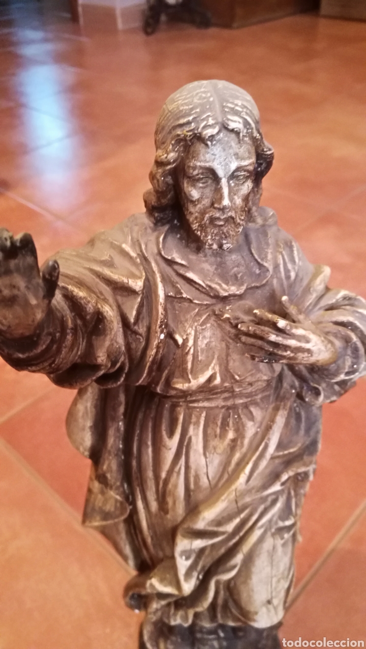 Arte: FIGURA EN ESTUCO MANOS DE PLOMOS - Foto 2
