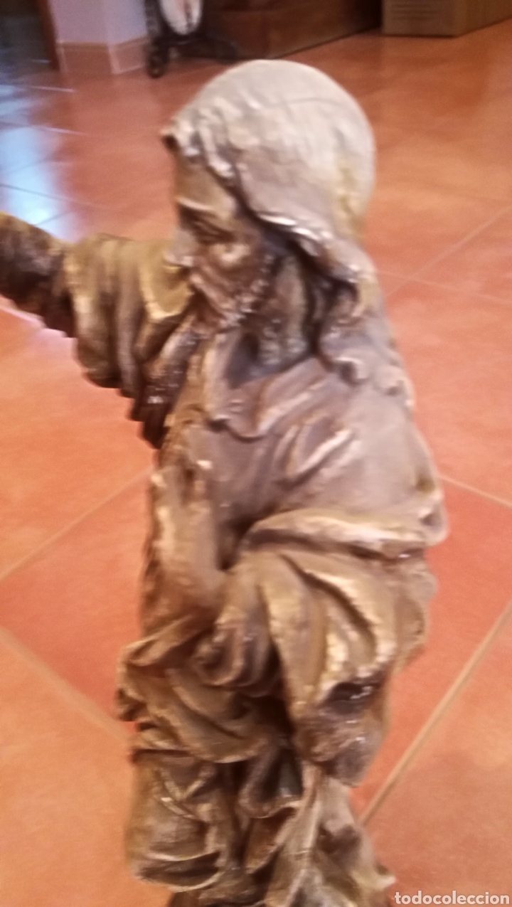 Arte: FIGURA EN ESTUCO MANOS DE PLOMOS - Foto 4