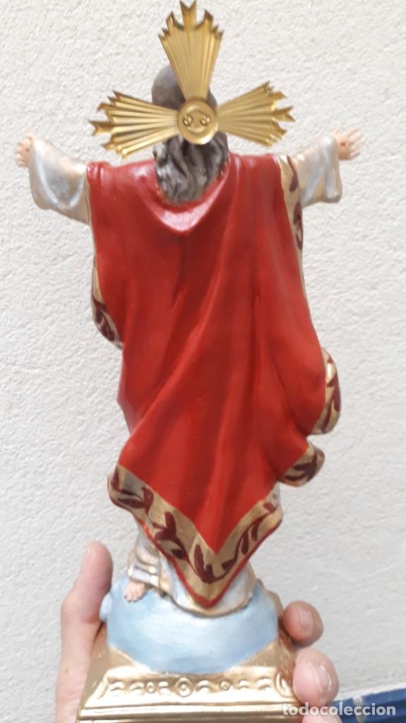 Arte: Sagrado Coraz&oacute;n de Jes&uacute;s (23cm) - Foto 4