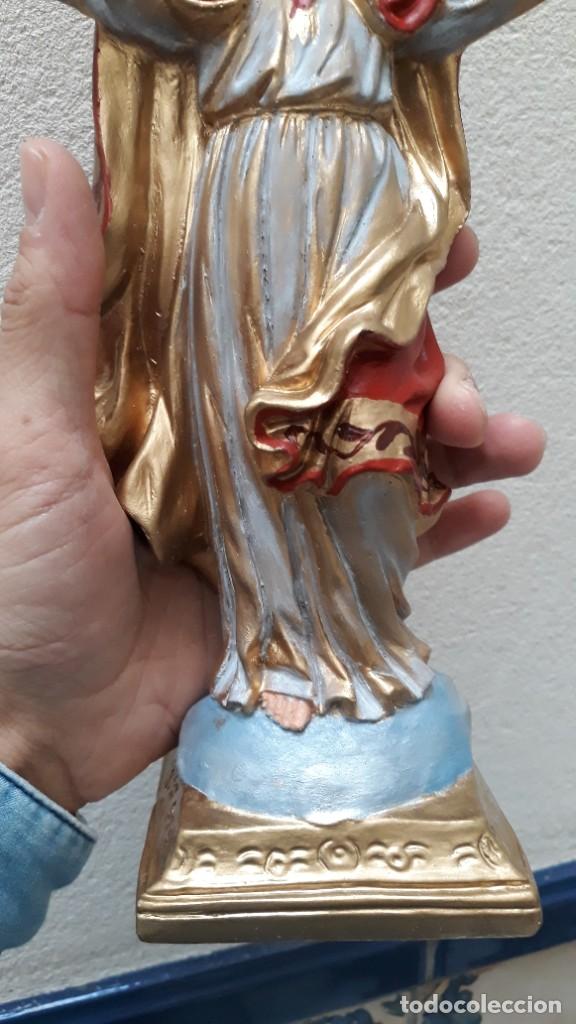 Arte: Sagrado Coraz&oacute;n de Jes&uacute;s (23cm) - Foto 6