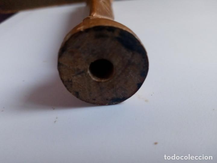 Arte: Virgen tallada en madera color oro - Foto 8
