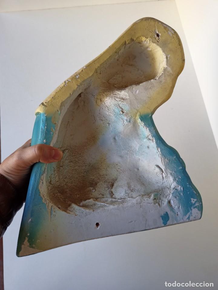 Arte: Virgen de escayola para colgar - Foto 4