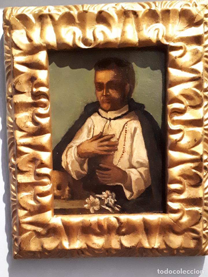 Arte: &Oacute;leo sobre cobre. San Jacinto. - Foto 1
