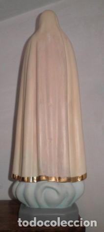 Arte: VIRGEN DE F&Aacute;TIMA EN MADERA MACIZA - Foto 9