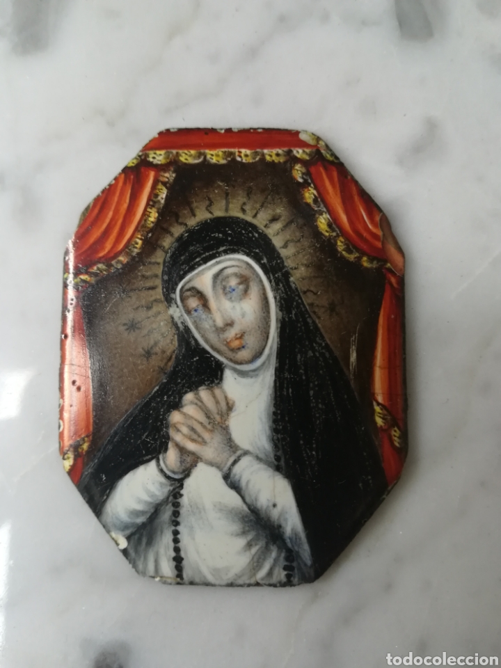 Arte: La Paloma Virgen de esmalte - Foto 4