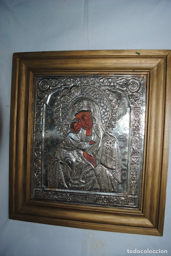Arte: ICONO RUSO DE PLATA . - Foto 1