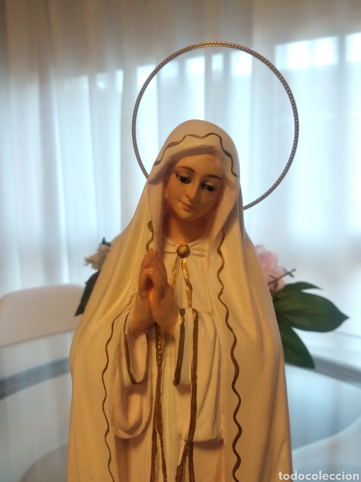 Arte: Virgen de F&aacute;tima 34cm - Foto 3