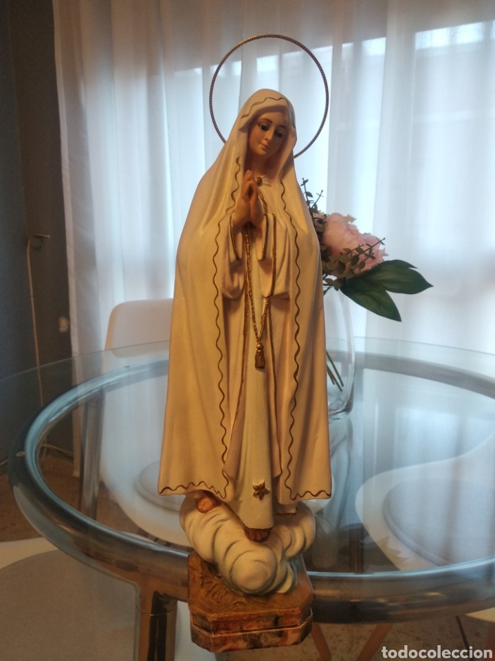 Arte: Virgen de F&aacute;tima 34cm - Foto 4