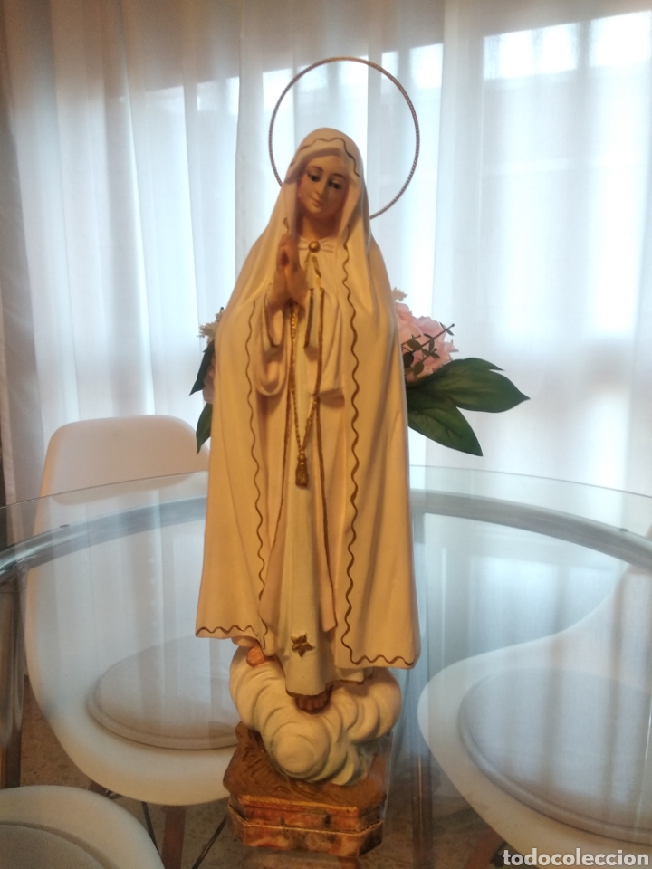 Arte: Virgen de F&aacute;tima 34cm - Foto 7