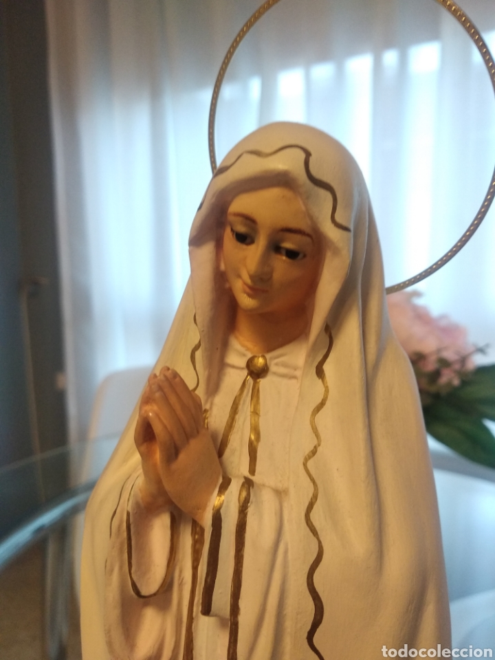 Arte: Virgen de F&aacute;tima 34cm - Foto 1