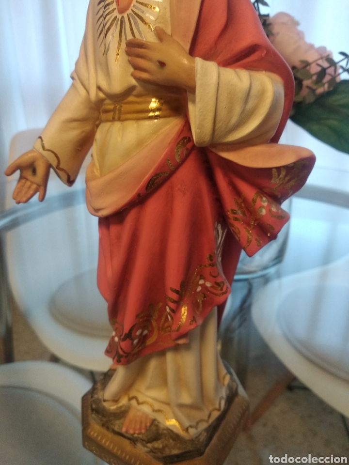 Arte: Sagrado Coraz&oacute;n de Jes&uacute;s (35cm) - Foto 12