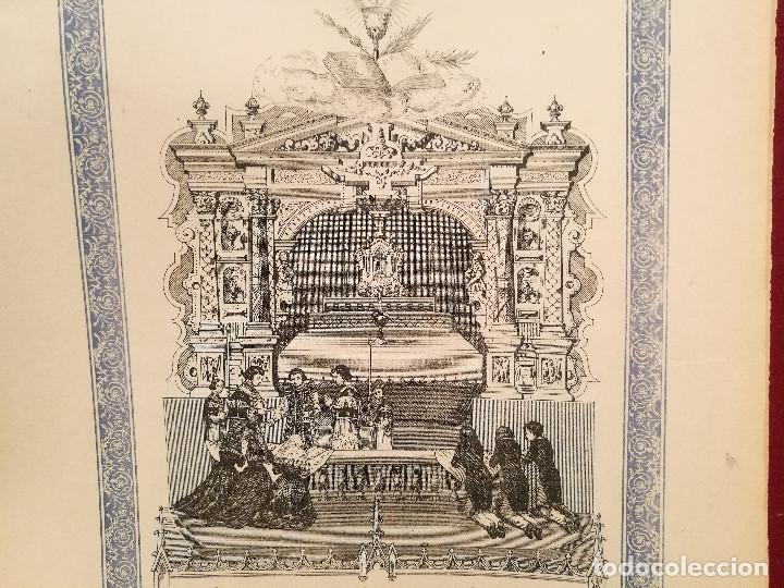 Arte: RECUERDO DE LA 1&ordf; COMUNI&Oacute;N. S.XIX. - Foto 3