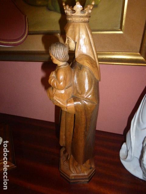 Arte: VIRGEN DEL CARMEN DE MADERA TALLADA - Foto 4