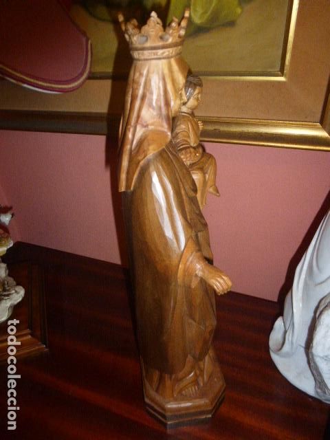 Arte: VIRGEN DEL CARMEN DE MADERA TALLADA - Foto 6