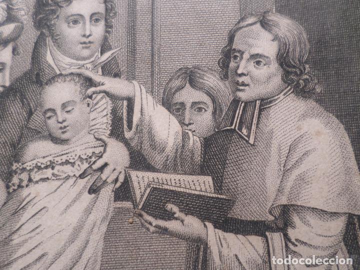 Arte: LITOGRAFIA SACREMENT DU BAPTEME - Foto 13