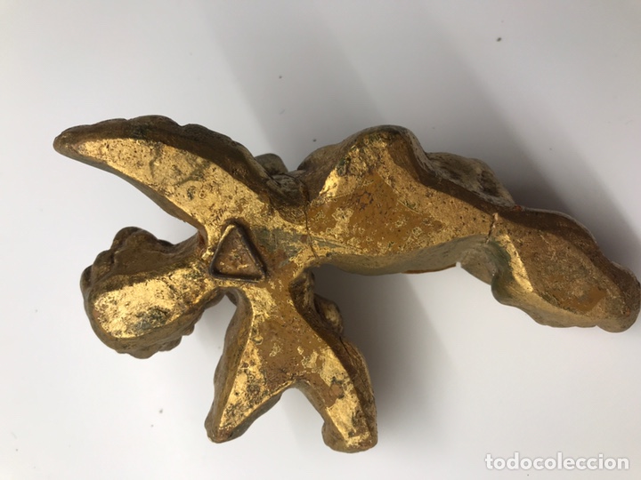Arte: Querubin angelito en madera policromada - Foto 4