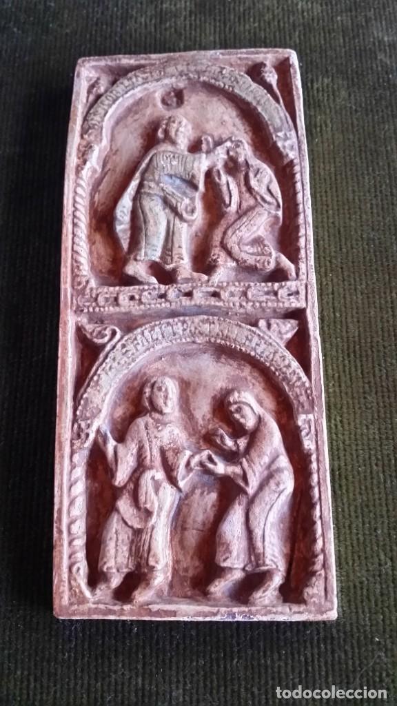 Arte: Escenas religiosas, pieza en tabla - Foto 1