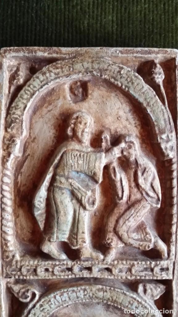 Arte: Escenas religiosas, pieza en tabla - Foto 3