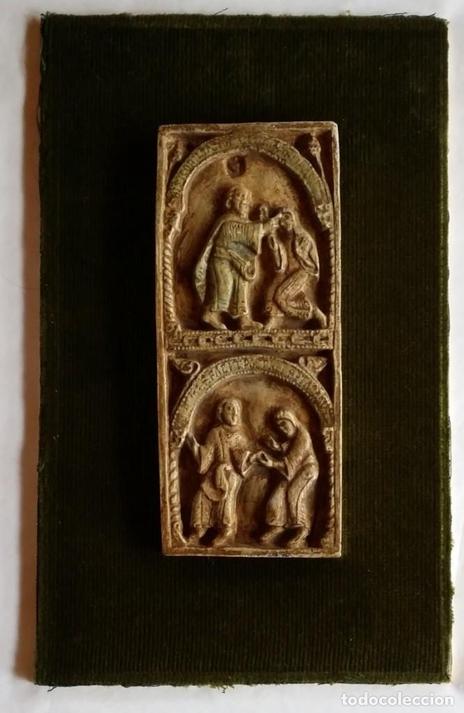 Arte: Escenas religiosas, pieza en tabla - Foto 6