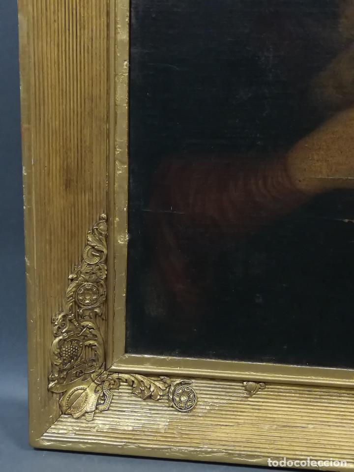 Arte: OLEO VIRGEN EN EXTASIS SIGLO XIX - Foto 9