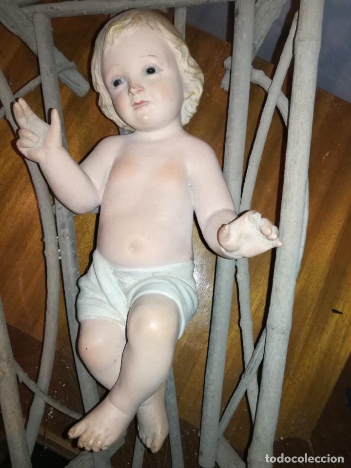 Arte: S41. Ni&ntilde;o Jes&uacute;s en cuna - Foto 1