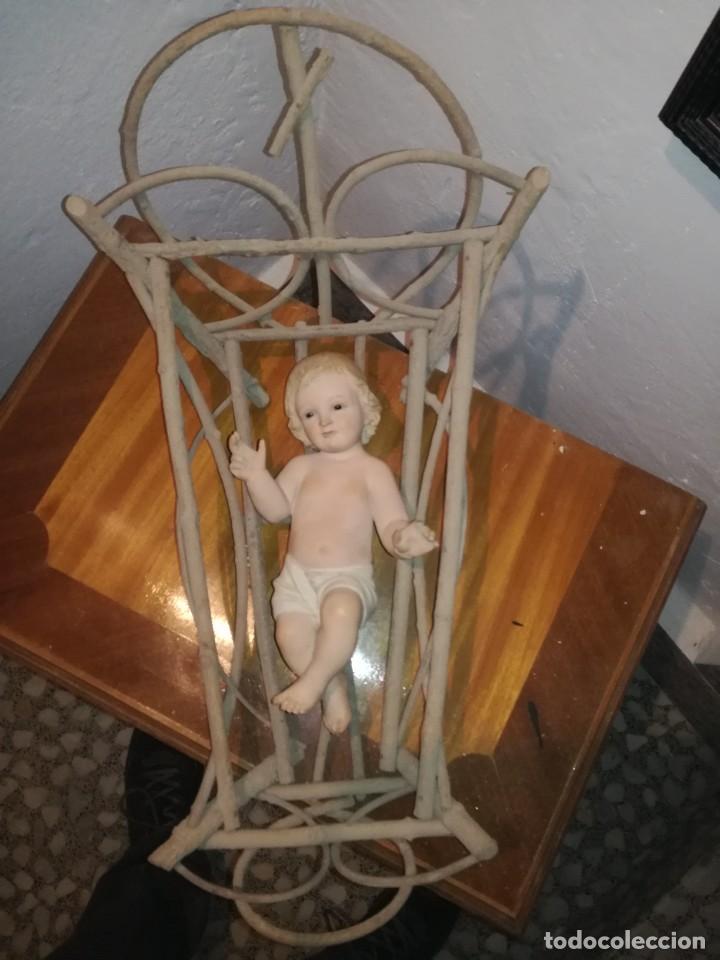 Arte: S41. Ni&ntilde;o Jes&uacute;s en cuna - Foto 3