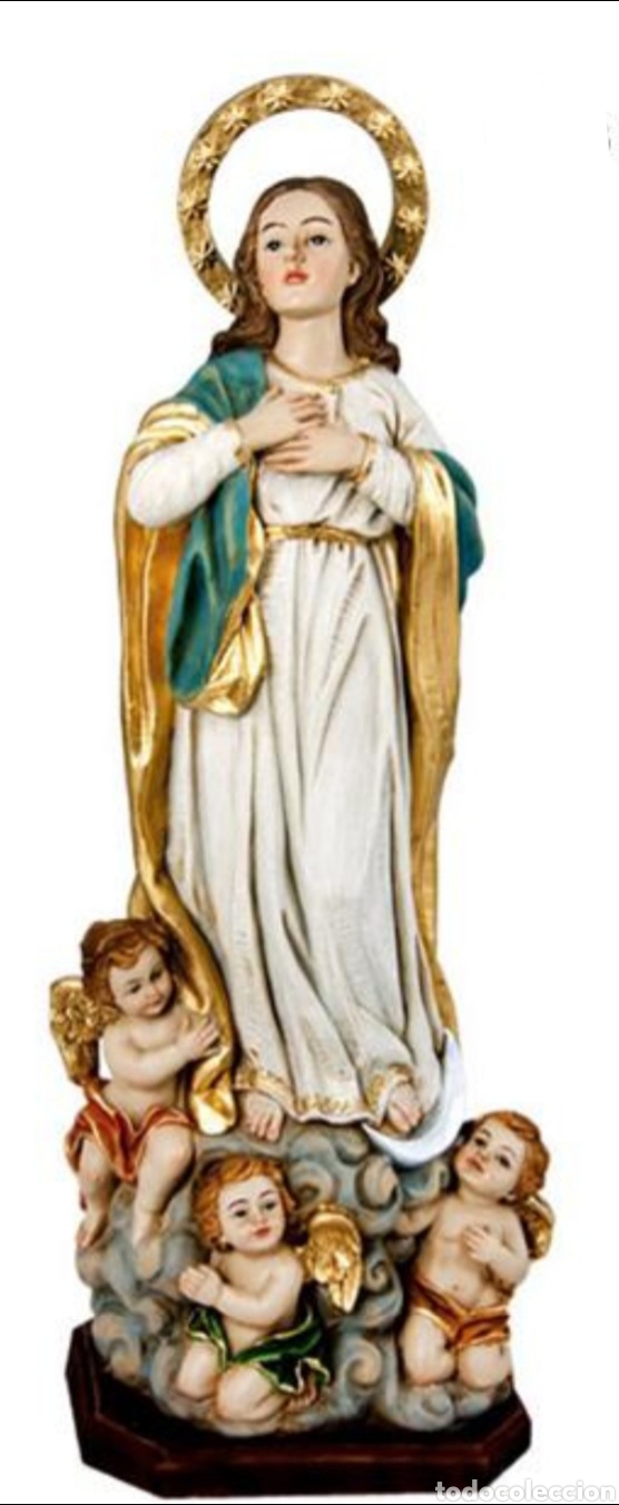 Arte: VIRGEN INMACULADA 20 CM NUEVA - Foto 1