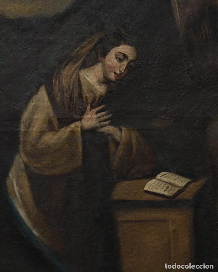 Arte: Cuadro al &Oacute;leo religioso del a&ntilde;o 1864 - Foto 2