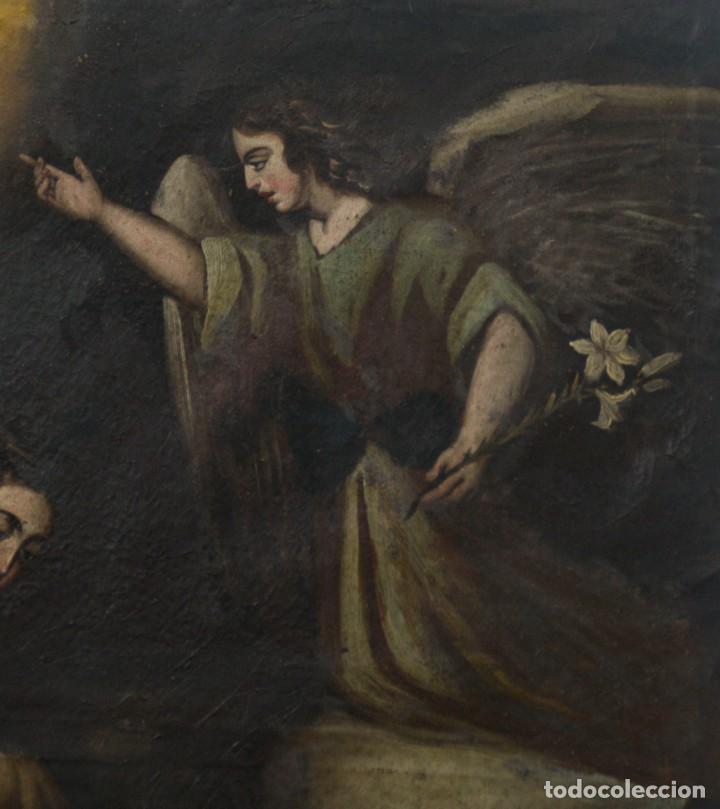 Arte: Cuadro al &Oacute;leo religioso del a&ntilde;o 1864 - Foto 3