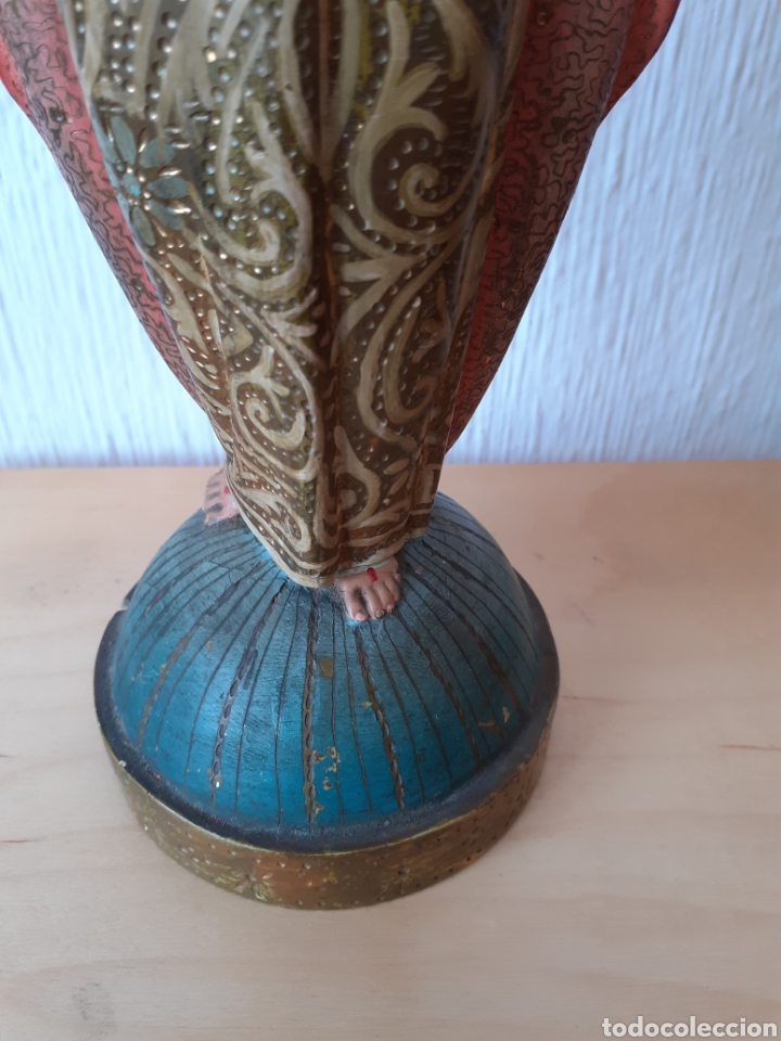 Arte: Sagrado Coraz&oacute;n olot 34 cm - Foto 4