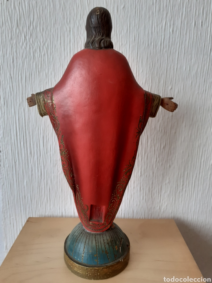 Arte: Sagrado Coraz&oacute;n olot 34 cm - Foto 5
