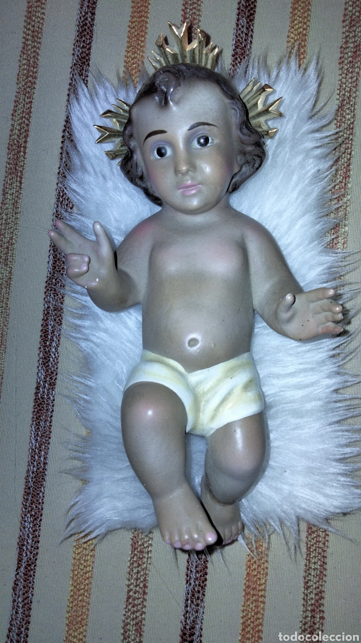 Arte: NI&Ntilde;O JESUS EN ESTUCO - Foto 1