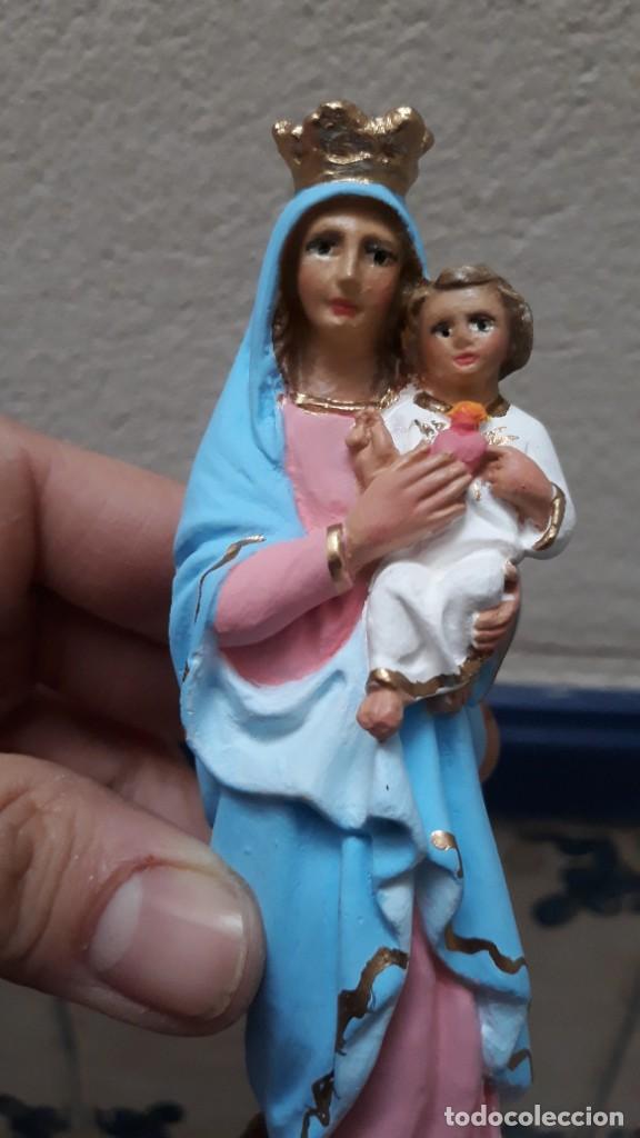 Arte: Virgen del Sagrado Coraz&oacute;n (15cm) - Foto 3