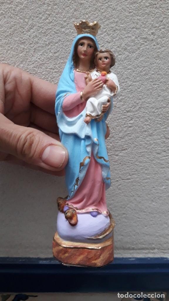 Arte: Virgen del Sagrado Coraz&oacute;n (15cm) - Foto 5