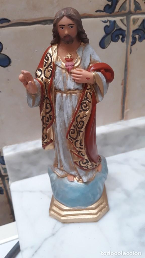 Arte: Sagrado Coraz&oacute;n de Jes&uacute;s (20cm) - Foto 1