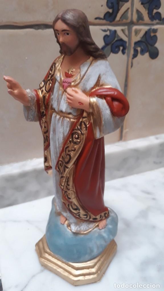 Arte: Sagrado Coraz&oacute;n de Jes&uacute;s (20cm) - Foto 2