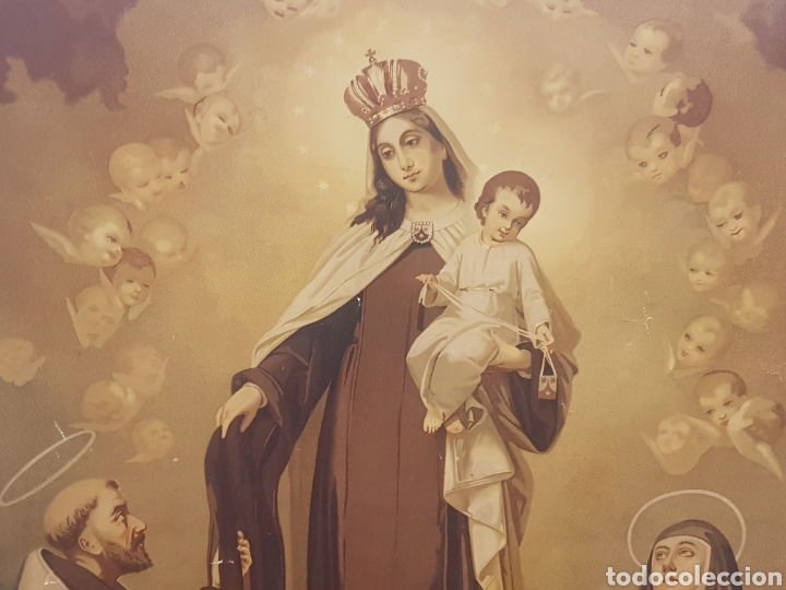 Arte: Cuadro Virgen del Carmen - Foto 2