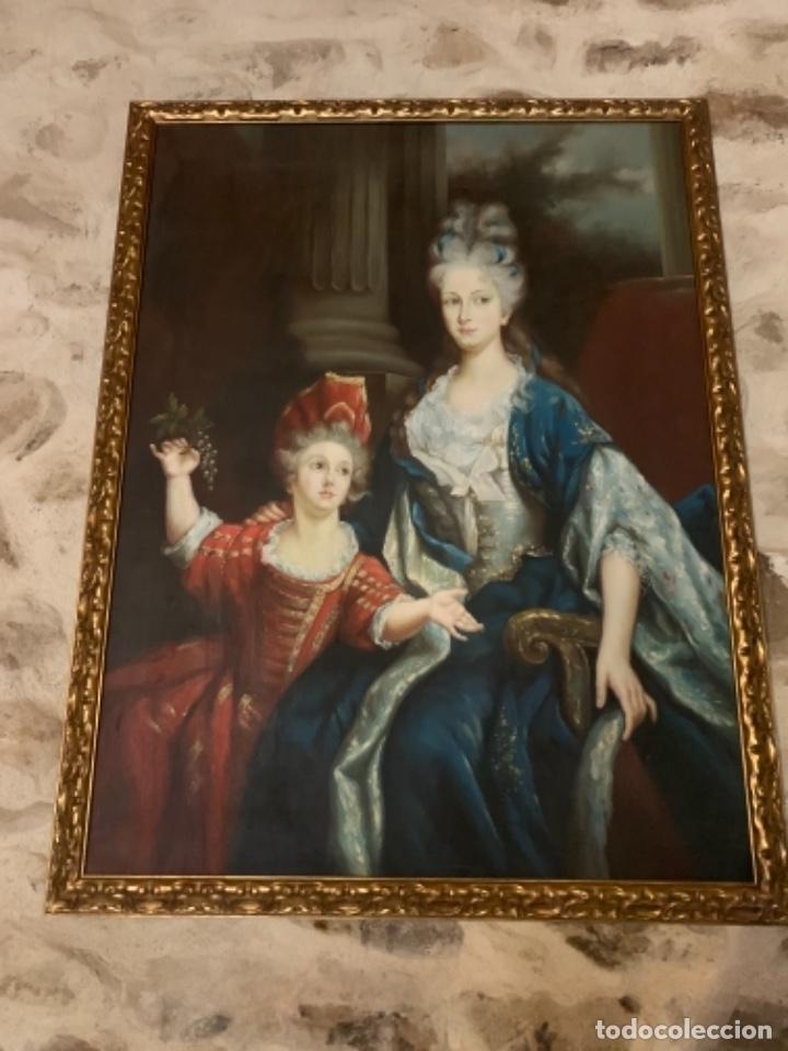 Arte: &Oacute;leo sobre lienzo frances - Foto 1