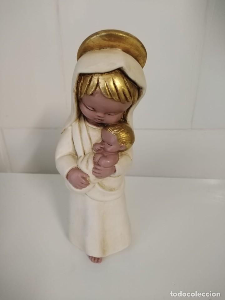 Arte: Virgen con el ni&ntilde;o Dimosa - Foto 1