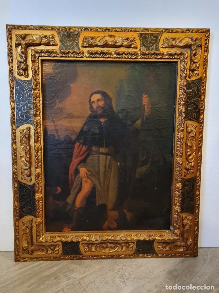 Arte: -OLEO RELIGIOSO SOBRE LIENZO - Foto 2