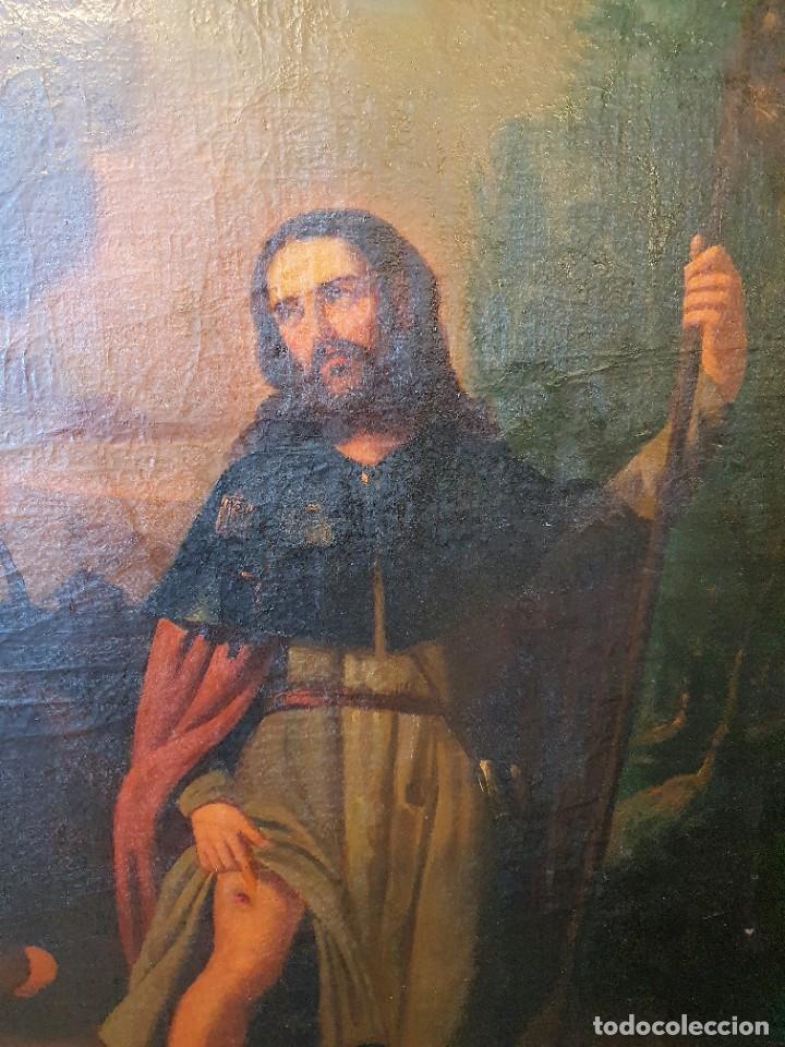 Arte: -OLEO RELIGIOSO SOBRE LIENZO - Foto 3