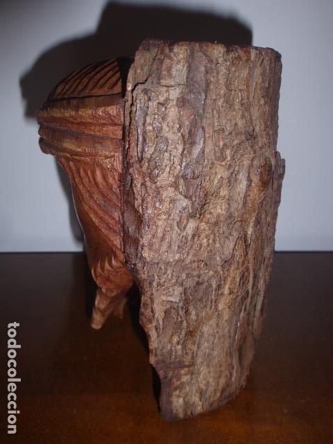 Arte: BUSTO EN TALLA DE MADERA - Foto 2
