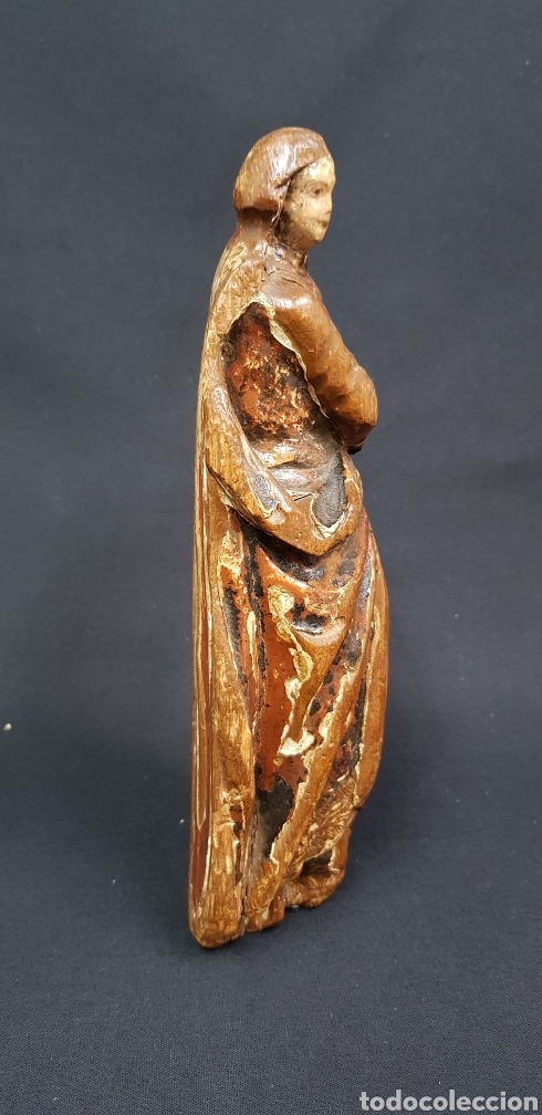 Arte: Talla de madera policromada s XVII - Foto 3