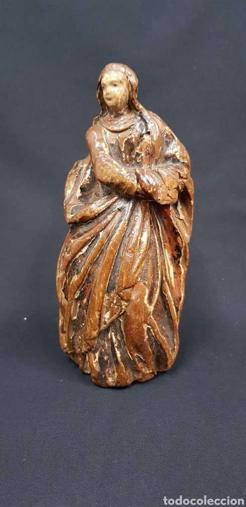 Arte: Talla de madera policromada s XVII - Foto 1