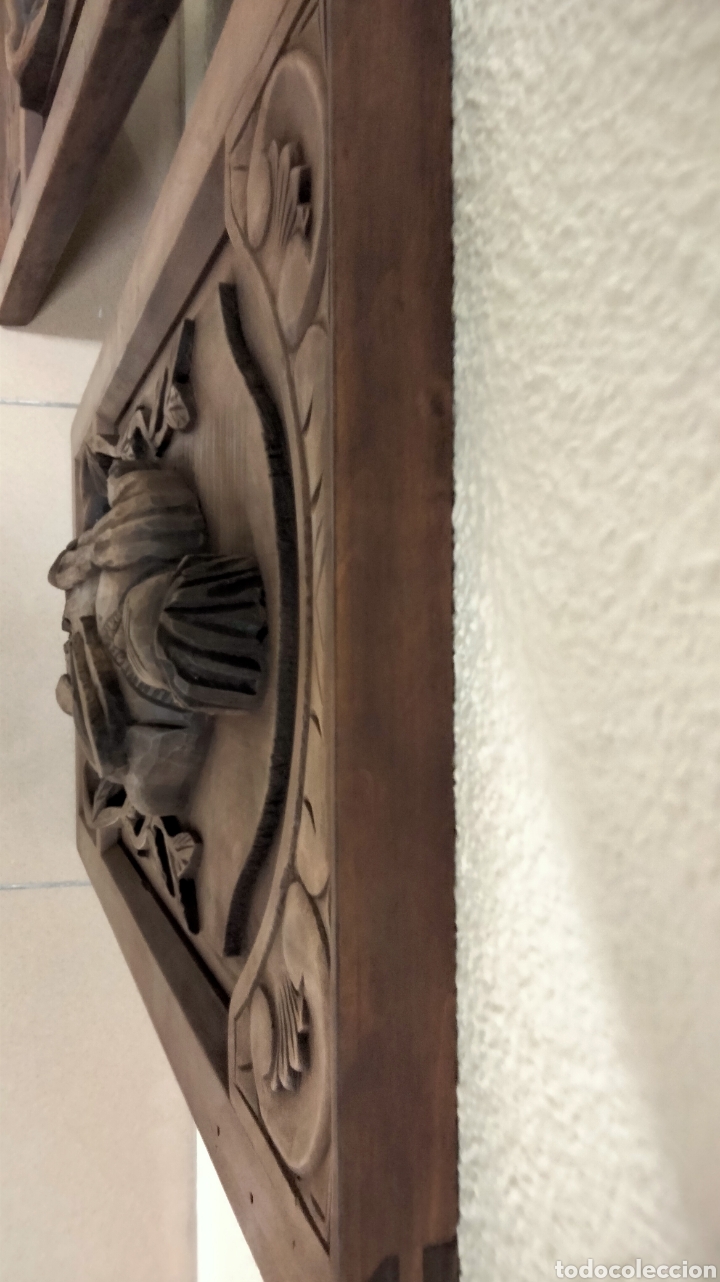 Arte: ANTIGUAS PUERTAS TALLADAS EN MADERA - Foto 11