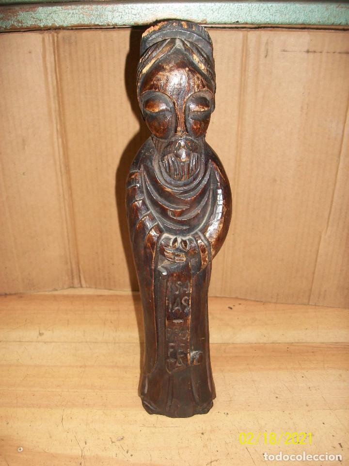 Arte: ESTATUA DE MADERA DE ISAIAS - Foto 1