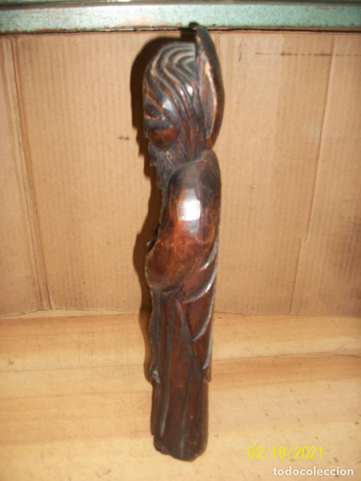 Arte: ESTATUA DE MADERA DE ISAIAS - Foto 4