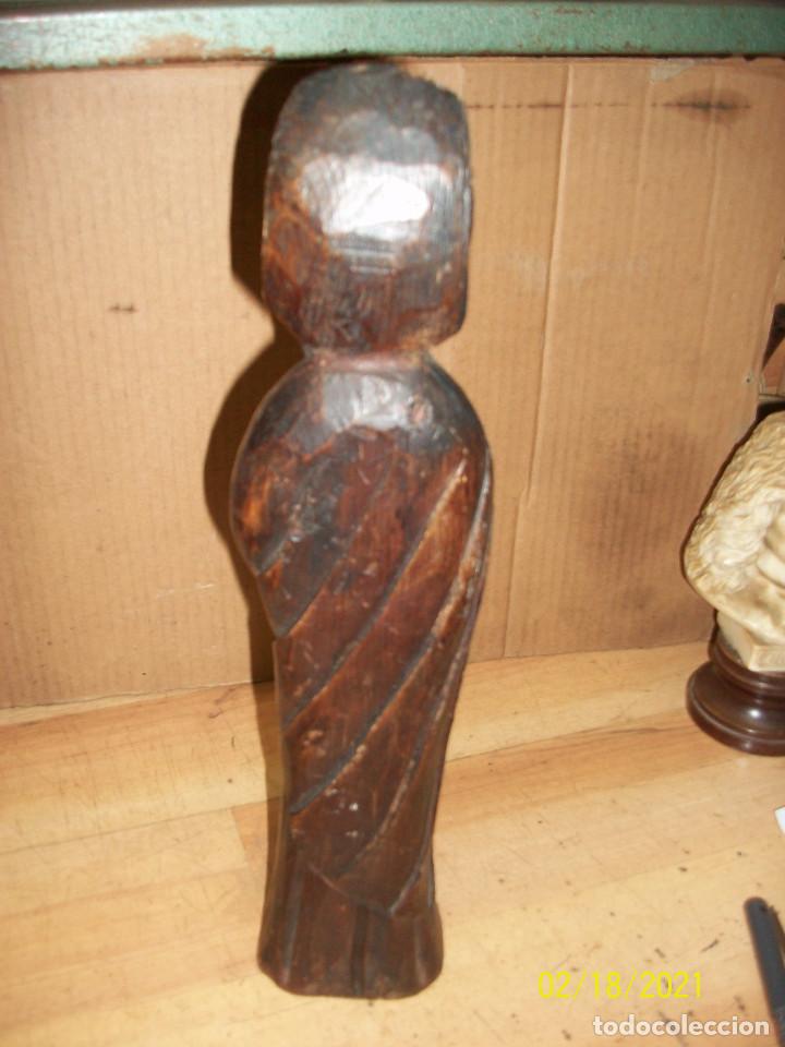 Arte: ESTATUA DE MADERA DE ISAIAS - Foto 5