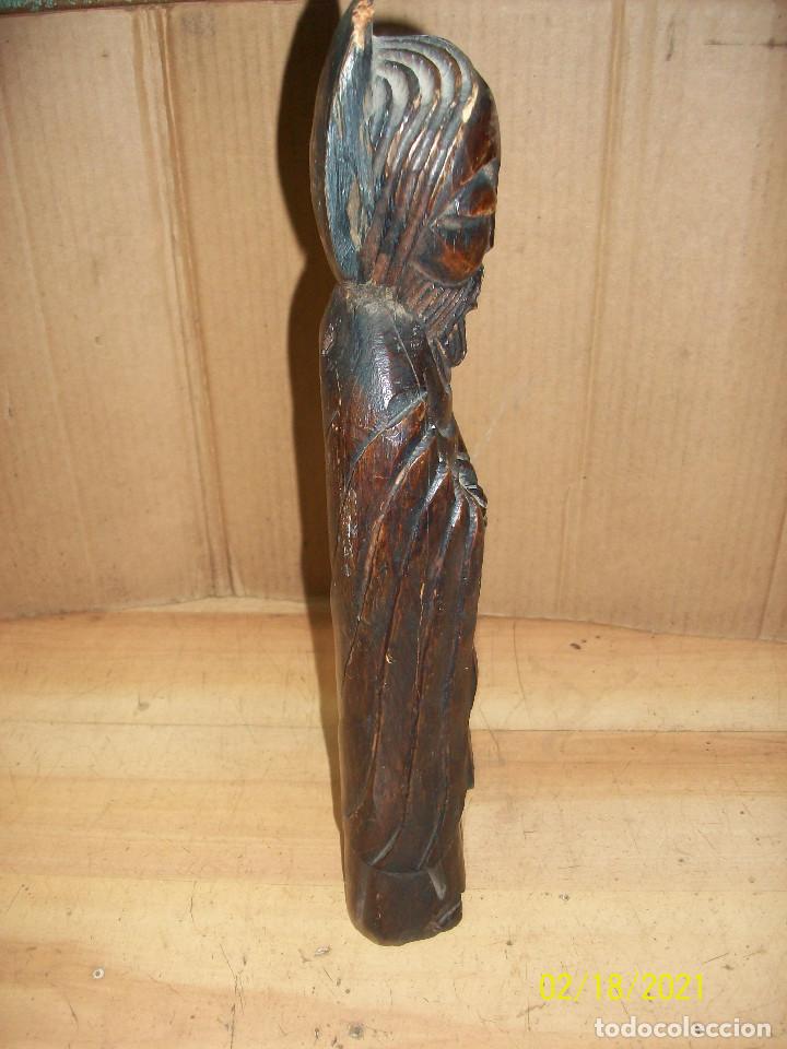 Arte: ESTATUA DE MADERA DE ISAIAS - Foto 6