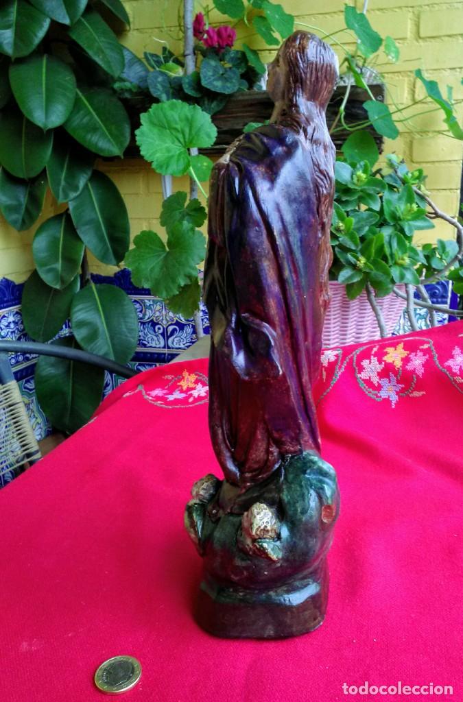 Arte: Figura antigua de Virgen - Foto 3